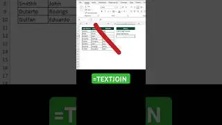 Text JOIN FORMULA in Excel