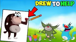 Drew To Help People 😱 || Funny Game 🤣😂 || Drawing Simulator With Oggy And Jack Cockroaches