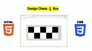 Create Chess Box In Webpage Use HTML||CSS 