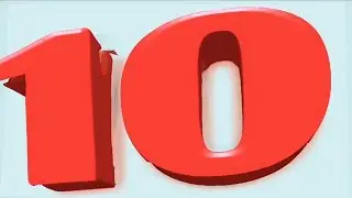 Countdown Timer | 10 to 0 with animation and sound effect #countdown #3danimation