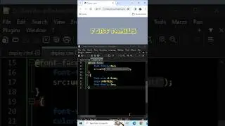 Css Display Font.                             #css #coding #font