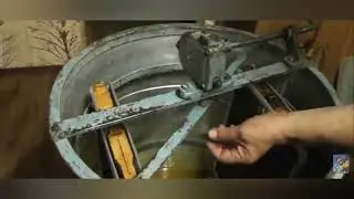Работа двухрамочной медогонки: простые способы