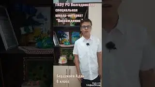 Бердукаев А, 8а класс, стихотворение С. Стрельченко "Пусть это мир начнется с доброты"