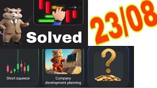 23/08 Hamster Kombat: mini game puzzle solved &Daily combo #hamsterkombat