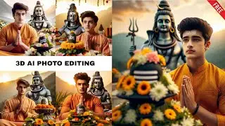 Viral Mahadev Ai Photo Editing 2024 | How to create ai image free | photo editing tutorial 2024