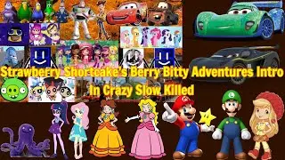 Strawberry Shortcake’s Berry Bitty Adventures Intro In Crazy Slow Killed