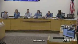 July 18, 2024 Regular City Council Meeting