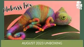 August 2023 Unboxing | Needle Felting Subscription Boxes | The Makerss
