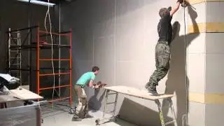 Монтаж гипрока в Интерспорте г.Новосибирск