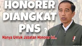 Berita Honorer Terbaru Hari Ini Honorer Diangkat ASN Simak Waktu Kategori Jabatan | Info non asn pns