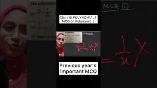 #classtenpolynomials               #crackingmathswithsufia        #mcqonpolynomials