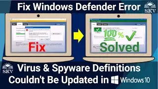 Fix Windows Defender Problem 