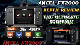 Ancel FX2000 Review Scan Tool Reset Check Engine, ABS, SRS Light |Ancel FX2000 Best OBD2 Scanner |