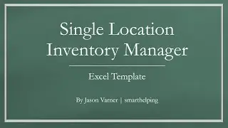 Inventory Management in Excel: Including Revenue/COGS/Gross Profit