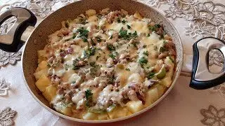 وجبة عشاء تحفة في 10 دقائق في المقلاة بمكونات بسيطة 🤗😋 ساهلة ماهلة كيفما عودتكم 👍👌