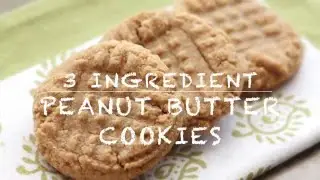 3 Ingredient Peanut Butter Cookies video