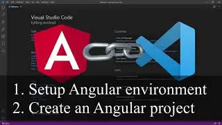 Create Angular project in Visual Studio Code