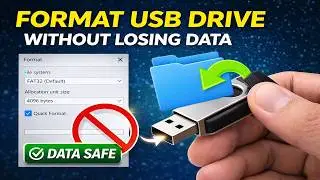 How To Format USB Drive Without Losing Data? Fix Corrupted Flash Drive Without Deleting Files