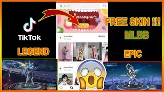 FREE SKIN EPIC AND SKIN LEGEND PLAY TIK TOK SAVE POINT 🔥MOBILE LEGEND BANG BANG#1