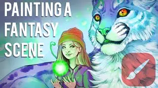 Paint a Fantasy Scene in Infinite Painter