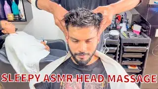 Sleepy ASMR Head Massage By Indian Barber (Shantanu)