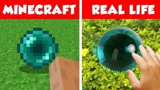 MINECRAFT ENDER PEARL IN REAL LIFE! Minecraft vs Real Life animation