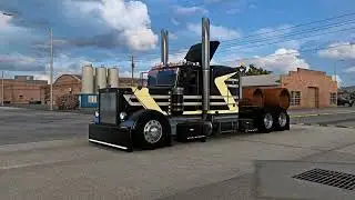 Peterbilt 351 ZM CAT C-15-MBM | ExxonMobil | 18speed Jake Brake | Realistic Driving