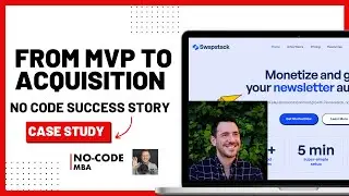 Incredible no code success story: from a mvp to being acquired (+ revenue numbers)