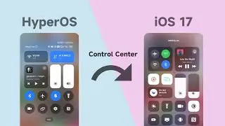 Install iOS 17 Control Center In Xiaomi HyperOs 🚀 | Enable Blur Effect & More 🔥 | #hyperos #miui
