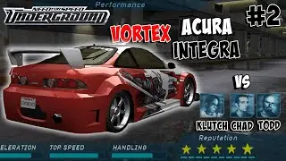 NFS Underground | Beating Eddie's Crew Todd and Chad with Vortex Integra