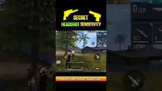 Secret Auto Headshot Sensitivity Setting for Free Fire Max / 😨100% Working 