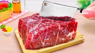 Best Idea Cook Crispy Beef Burrito 🌯  Cooking Delicious Food in Miniature Kitchen