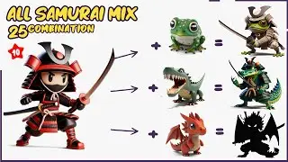 All SAMURAI WARRIOR ! fusion Animash gameplay, supreme, divine and legendary, cute animal