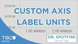 Set Custom Units of Measure on Axis with Spotfire
