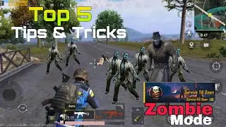Top 5 Tips And Tricks Survival Till Dawn Pubg Mobile And Bgmi || New Zombie Mode Tips And Tricks