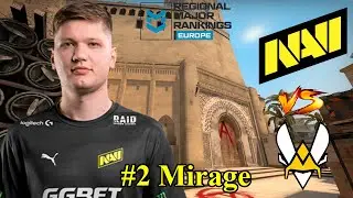 NAVI vs Vitality #2 Mirage BO3 PGL Major Antwerp 2022 European RMR CS GO