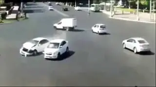 LIFE CAR CRASH, IN TASHKENT.  НАСТОЯЩИЕ АВАРИЯ АВТОМОБИЛИ, В ТАШКЕНТЕ.