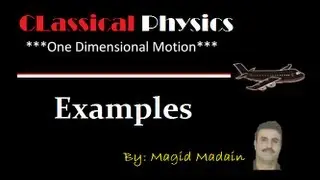 1D Motion Example1