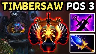 🔥 THE MOST ANNOYING TANK EVER — TIMBERSAW OFFLANE | DOTA 2 🔥