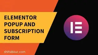 How to create Elementor popup, subscription form and connect it to marketing platform like MailChimp