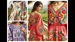 Nice embroidered skirt design (share ideas)#design #crochet #embroidered