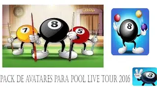 como poner un avatar e recortar para pool live tour