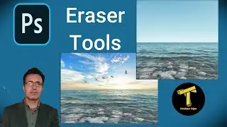 Adobe Photoshop Eraser Tools how to erase background  and change background image