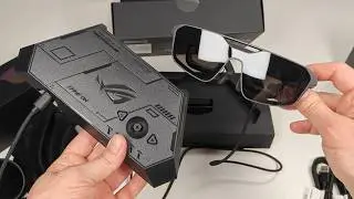 Xreal ROG R1 unboxing and hardware tour: 240Hz micro-OLED smart glasses!