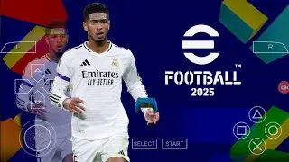 EFOOTBALL 2025 MOD PPSSPP OFFLINE HD GRAPHICS KIT&TRANSFER 25/25