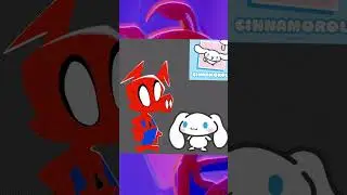 Grimbo Art post: Day 4 (Spiderham, Cinnamoroll)