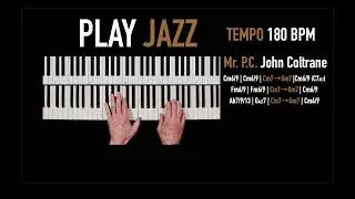 Mr. PC Backing Track - Drums and Bass (Tempo 180) for Practicing Piano
