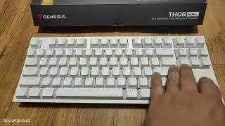 Genesis Thor 404 TKL Keyboards (brown V2 and yellow switches) sound and first look.