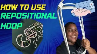 Larger designs on Pe900 using 5 by 12 repositional hoop