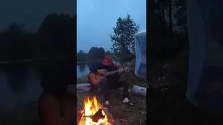 Живём на РЕКЕ ночевка и РЫБАЛКА   #рыбалка #карелия #отдых #природа #ночевка #fishing #camping